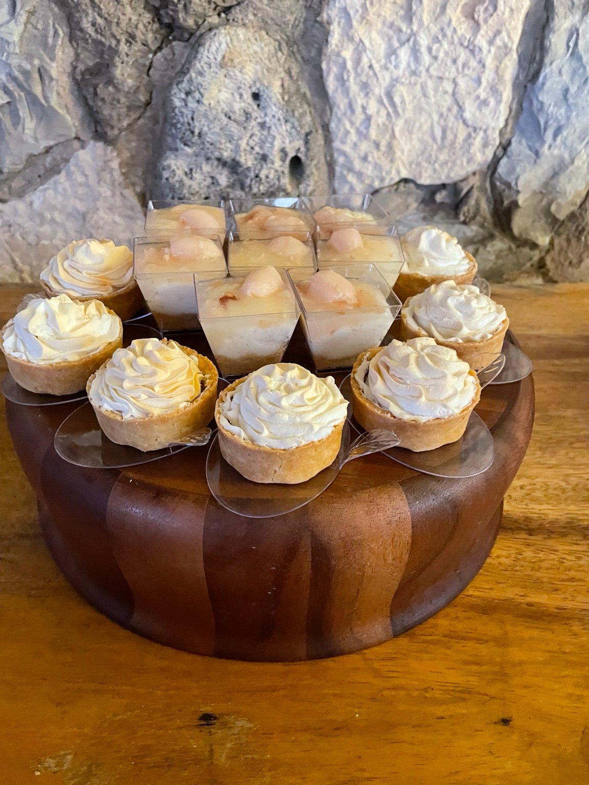 Mini cheesecake cups by Sweet Mischief JA