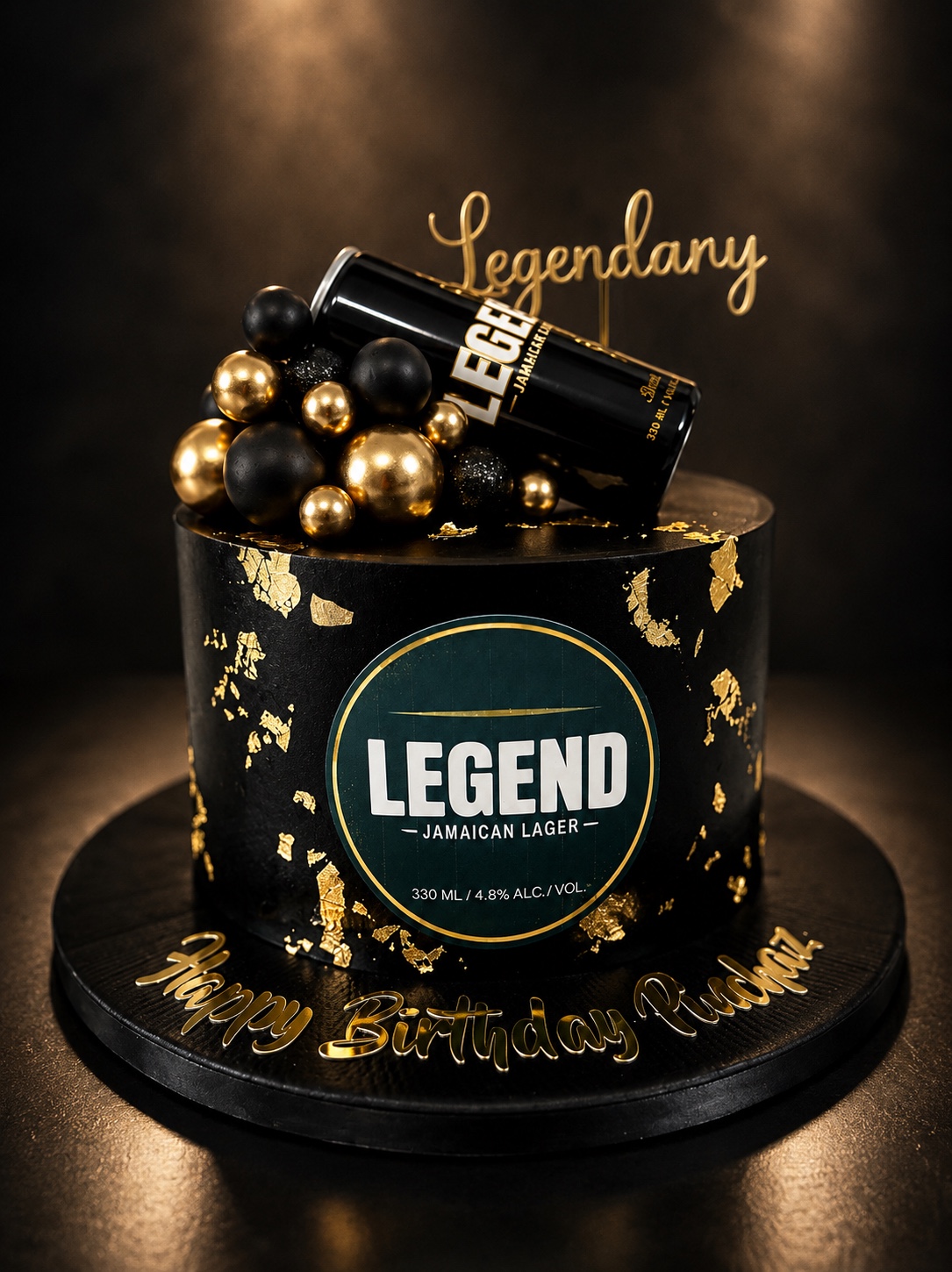 Legend Jamaican Lager Cake by Sweet Mischief JA