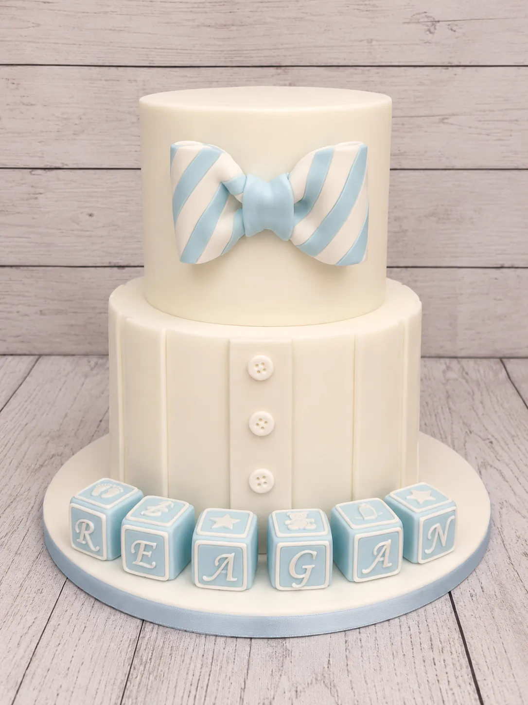 Baby Blessing Cake — baby shower cake by Sweet Mischief JA in Kingston, Jamaica