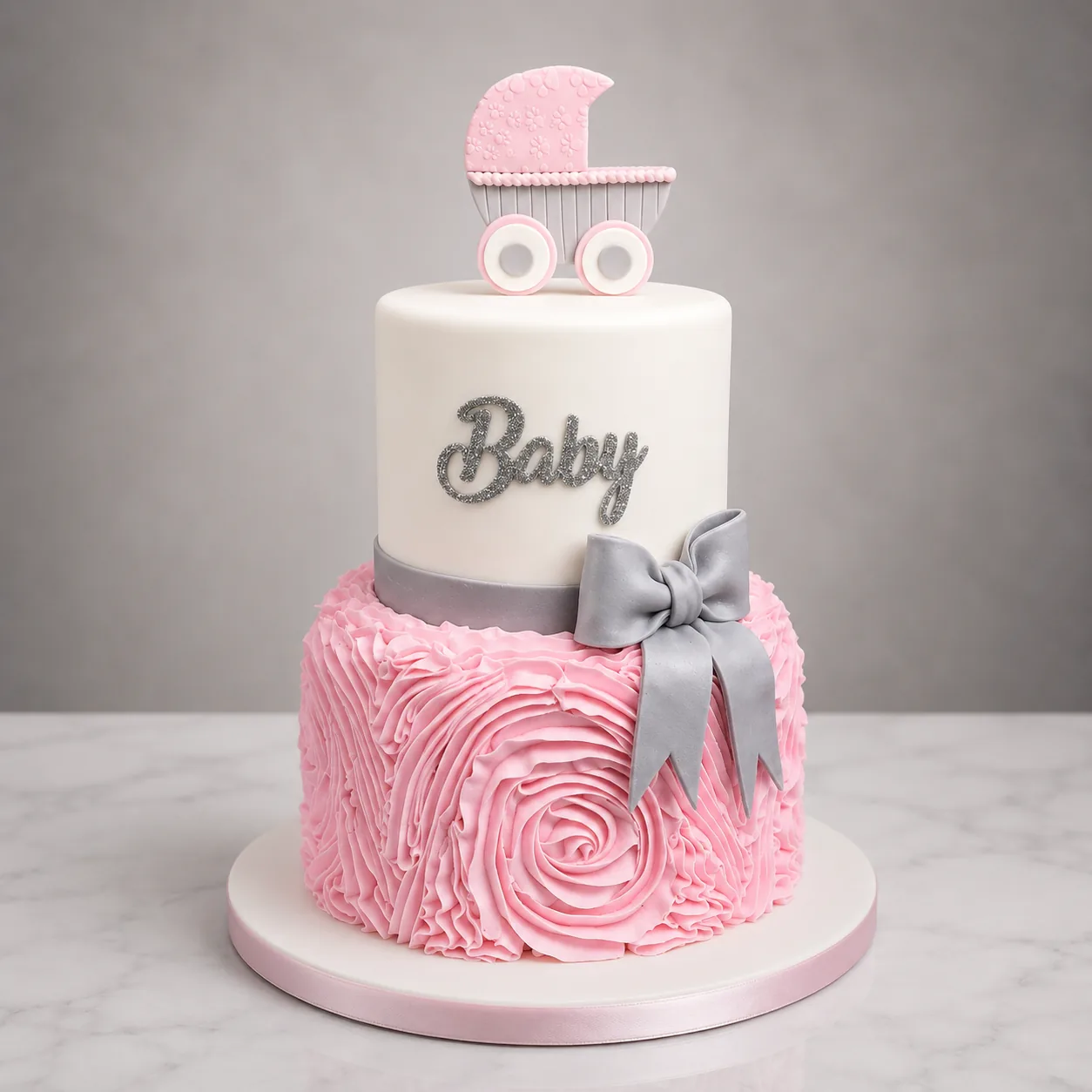 Baby Shower Celebration Cake — baby shower cake by Sweet Mischief JA in Kingston, Jamaica