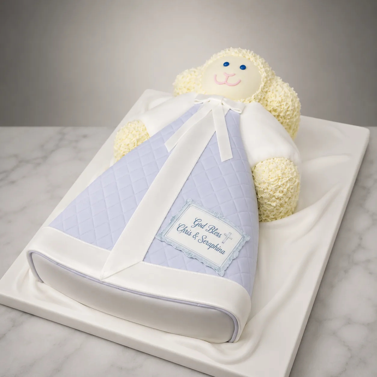 Little One Celebration Cake — baby shower cake by Sweet Mischief JA in Kingston, Jamaica