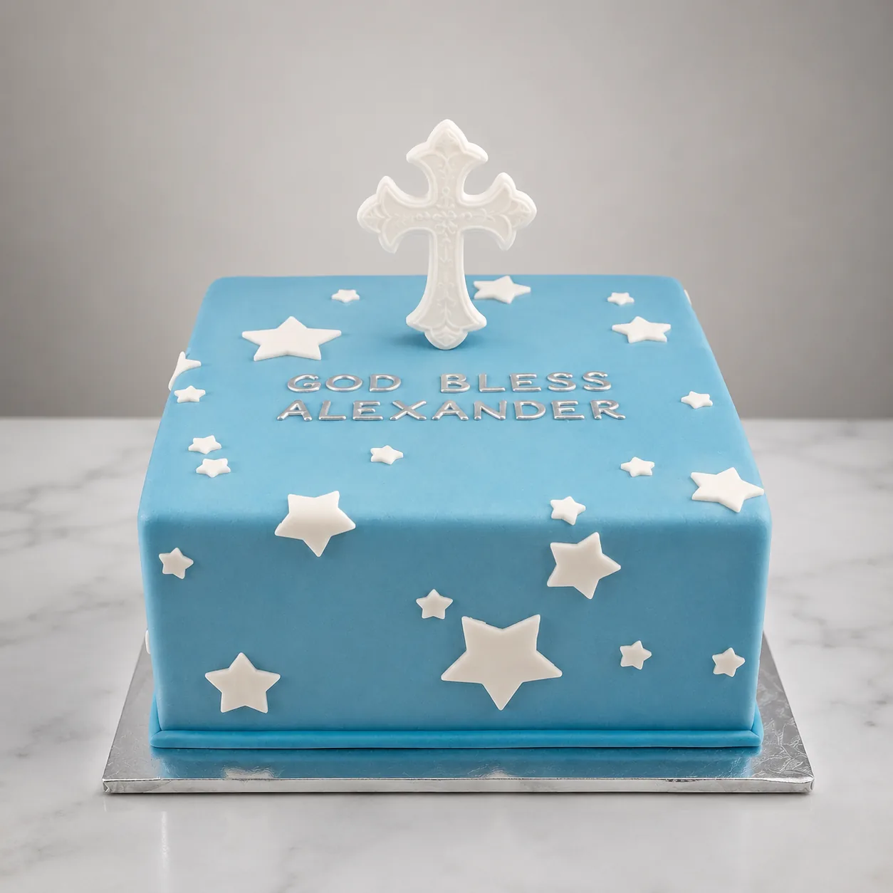 Baby Blessing Cake — baby shower cake by Sweet Mischief JA in Kingston, Jamaica