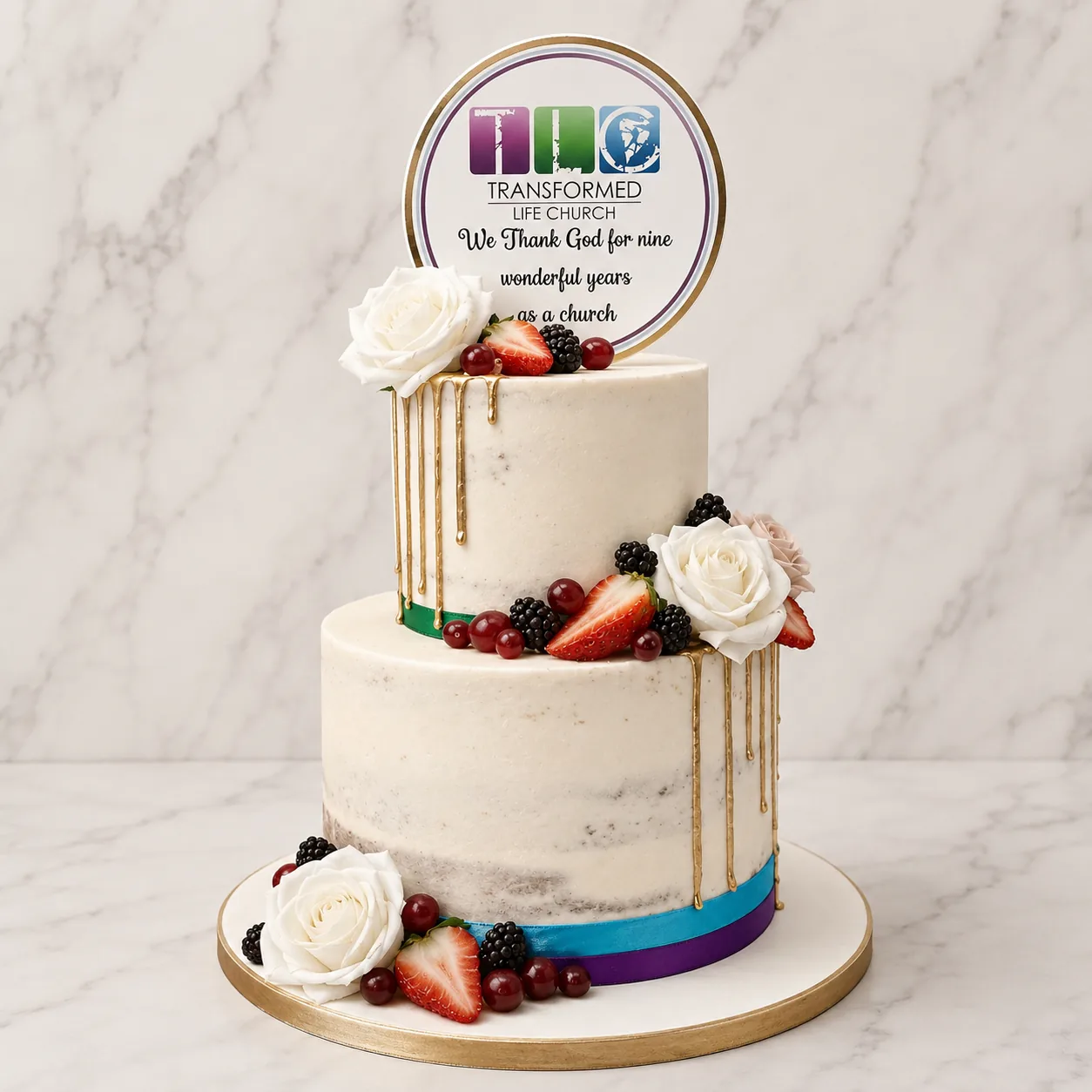 Corporate Celebration Cake — corporate cake by Sweet Mischief JA in Kingston, Jamaica