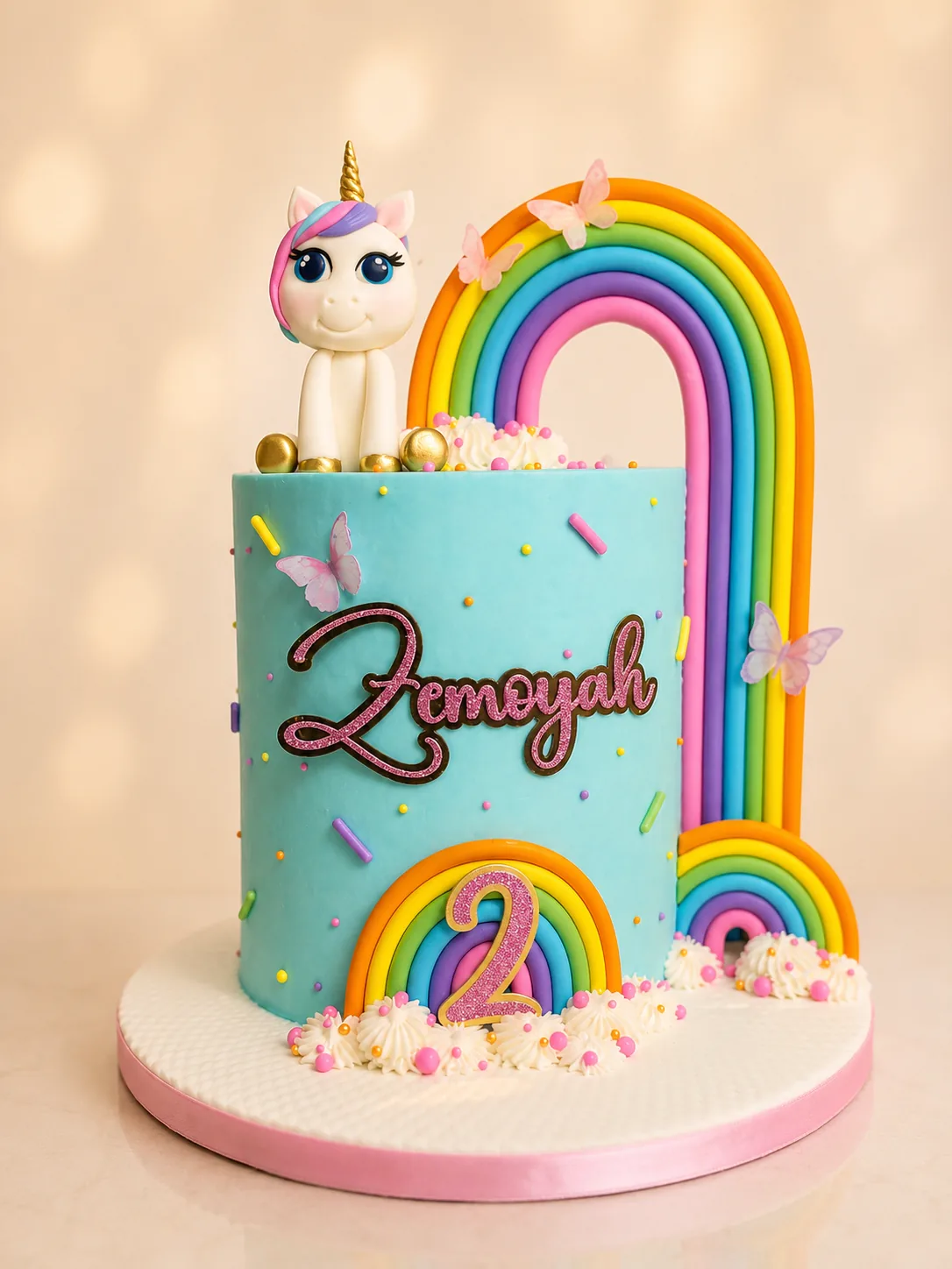 Custom children’s birthday cake in Jamaica by Sweet Mischief JA, design 1