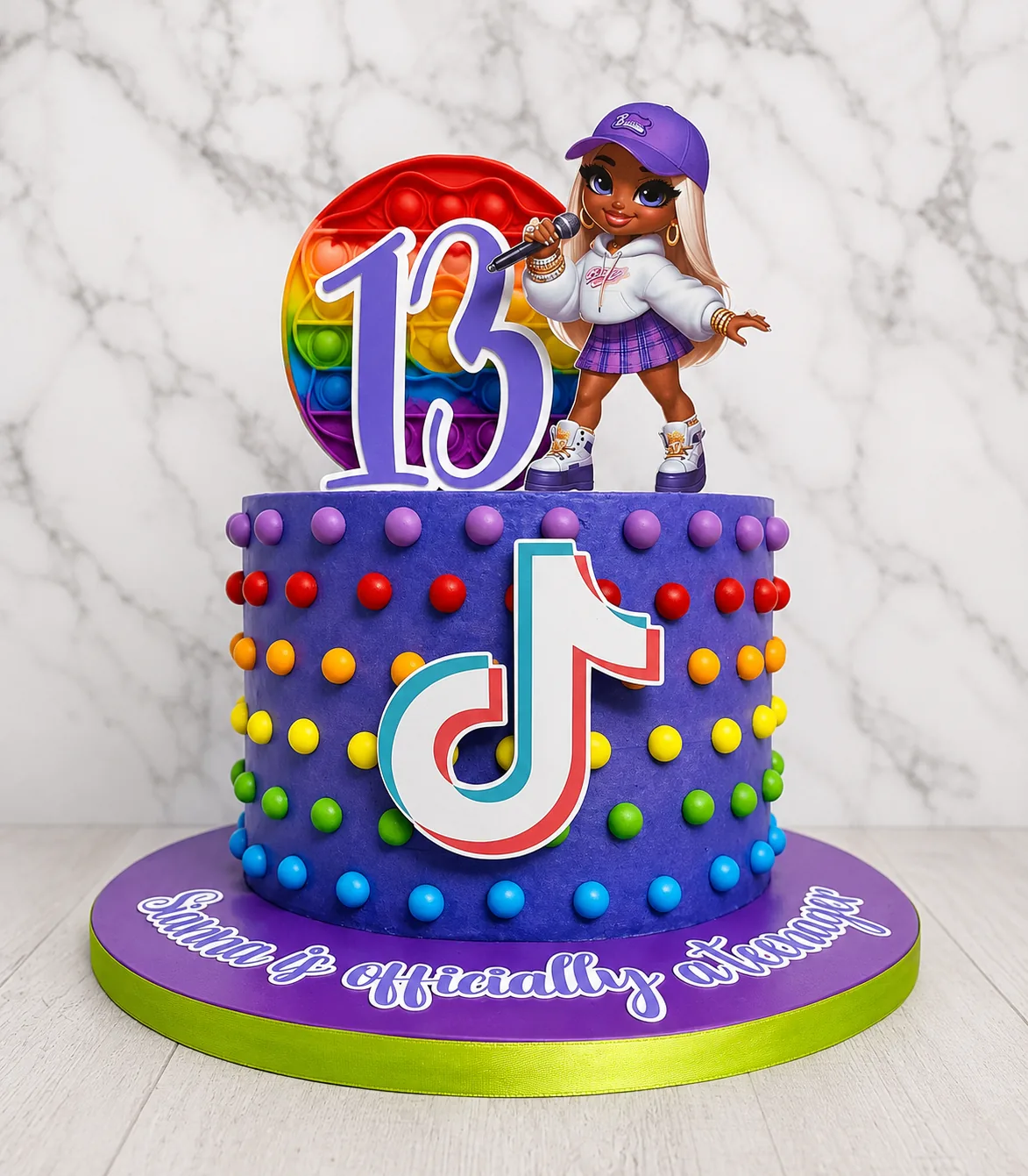 Custom children’s birthday cake in Jamaica by Sweet Mischief JA, design 33