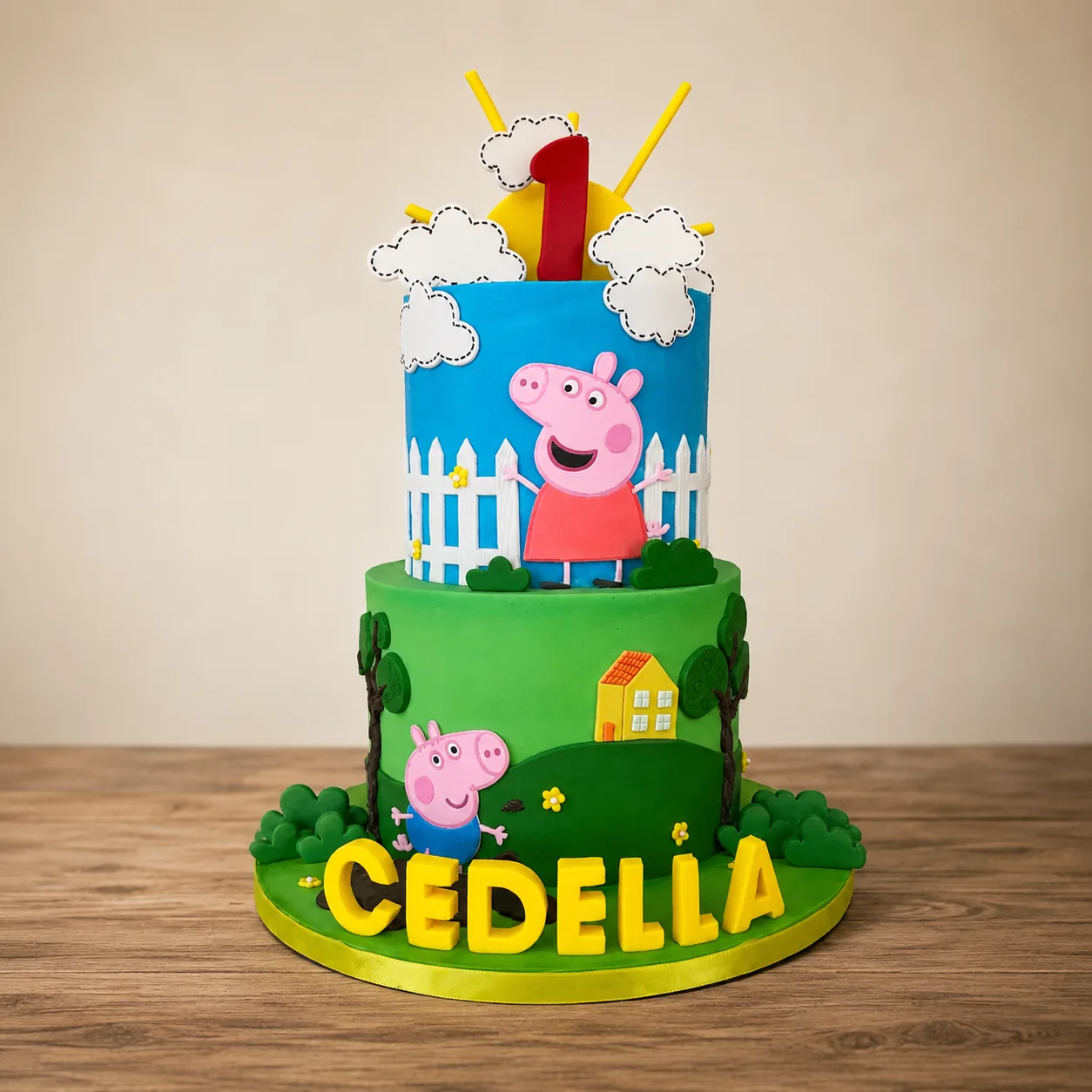 Custom children’s birthday cake in Jamaica by Sweet Mischief JA, design 39