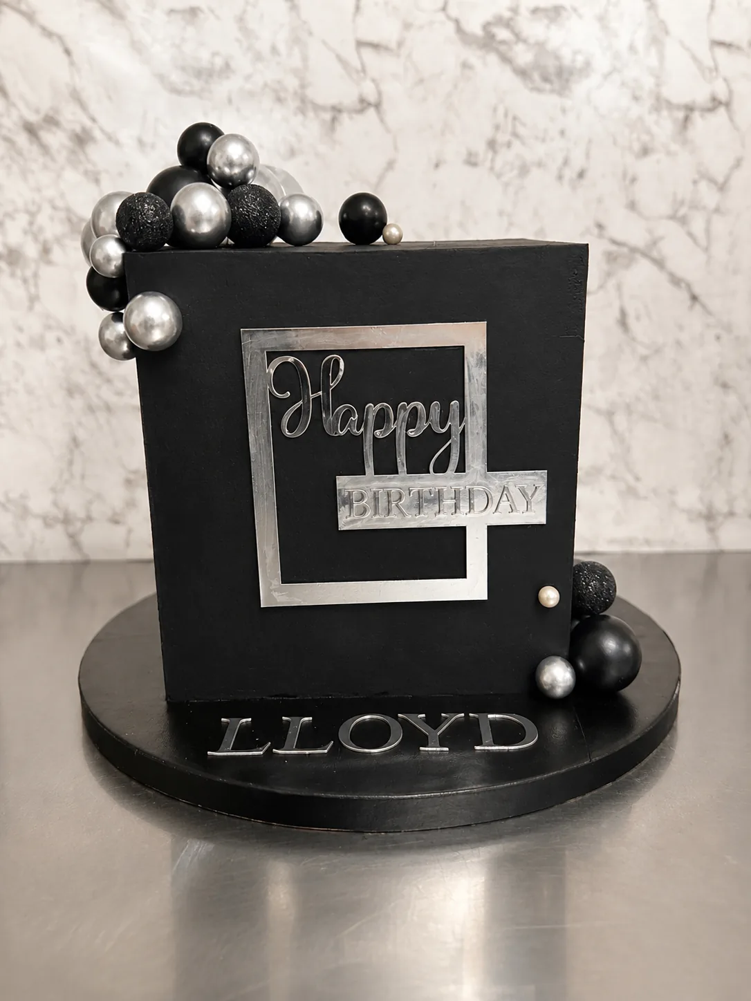 Luxury birthday celebration cake in Jamaica by Sweet Mischief JA, design 2