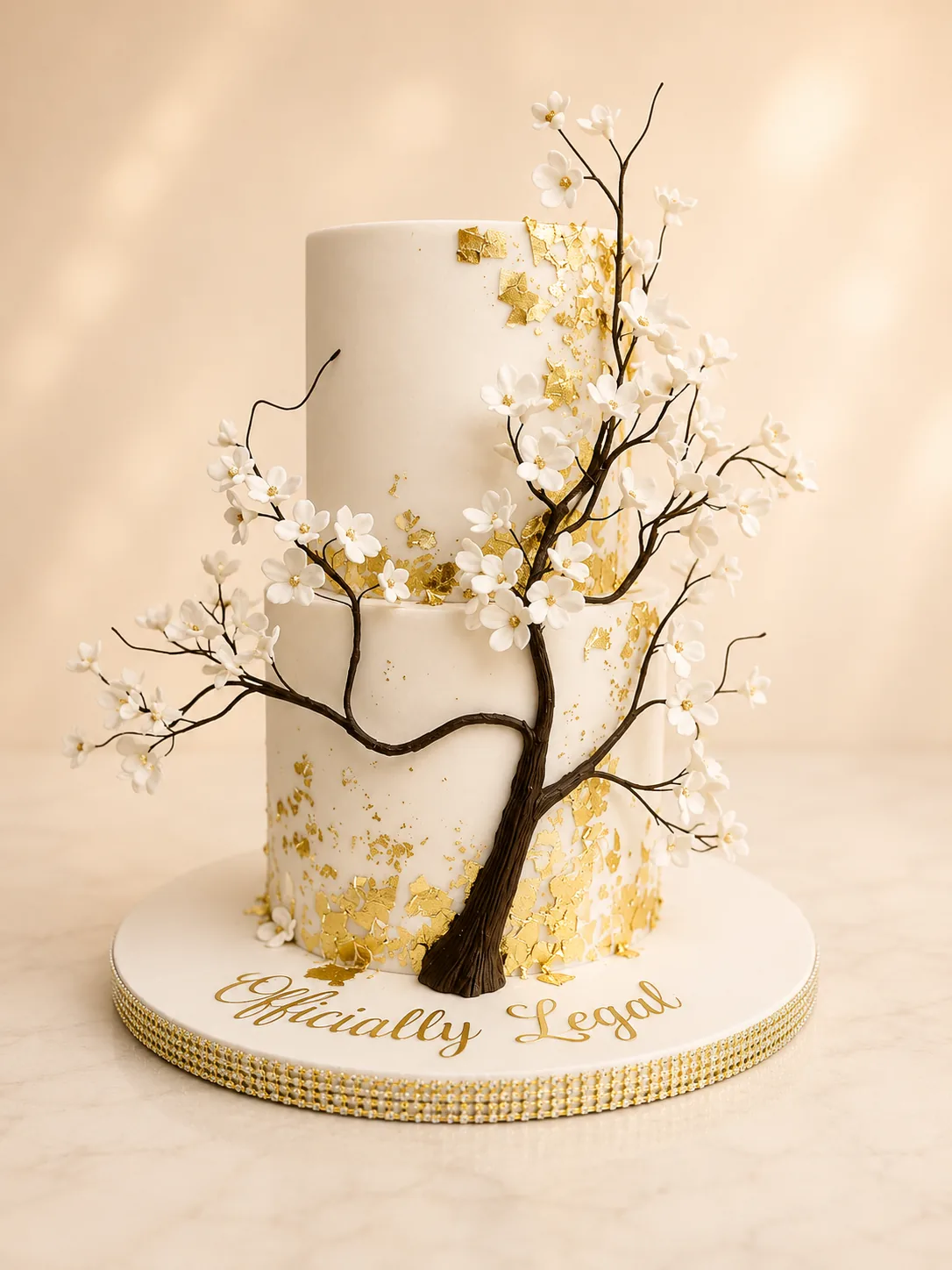 Luxury birthday celebration cake in Jamaica by Sweet Mischief JA, design 3