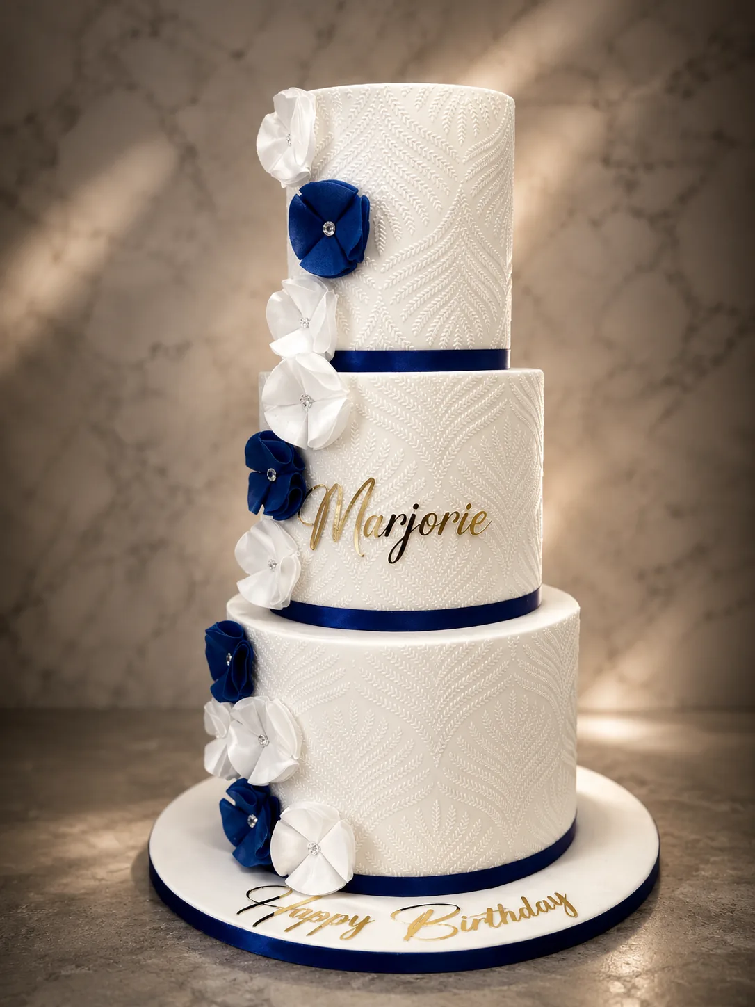 Luxury birthday celebration cake in Jamaica by Sweet Mischief JA, design 4