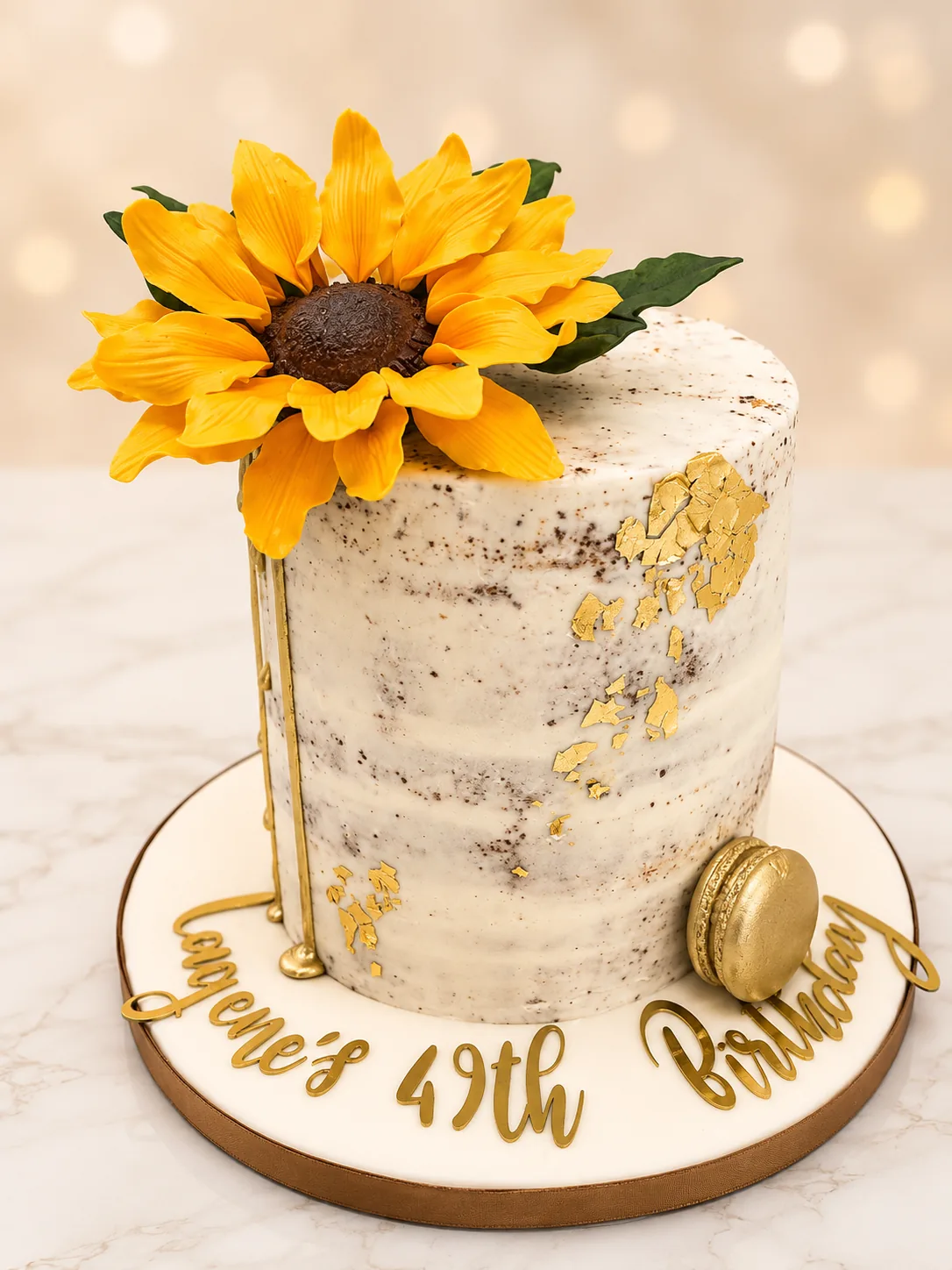 Luxury birthday celebration cake in Jamaica by Sweet Mischief JA, design 11