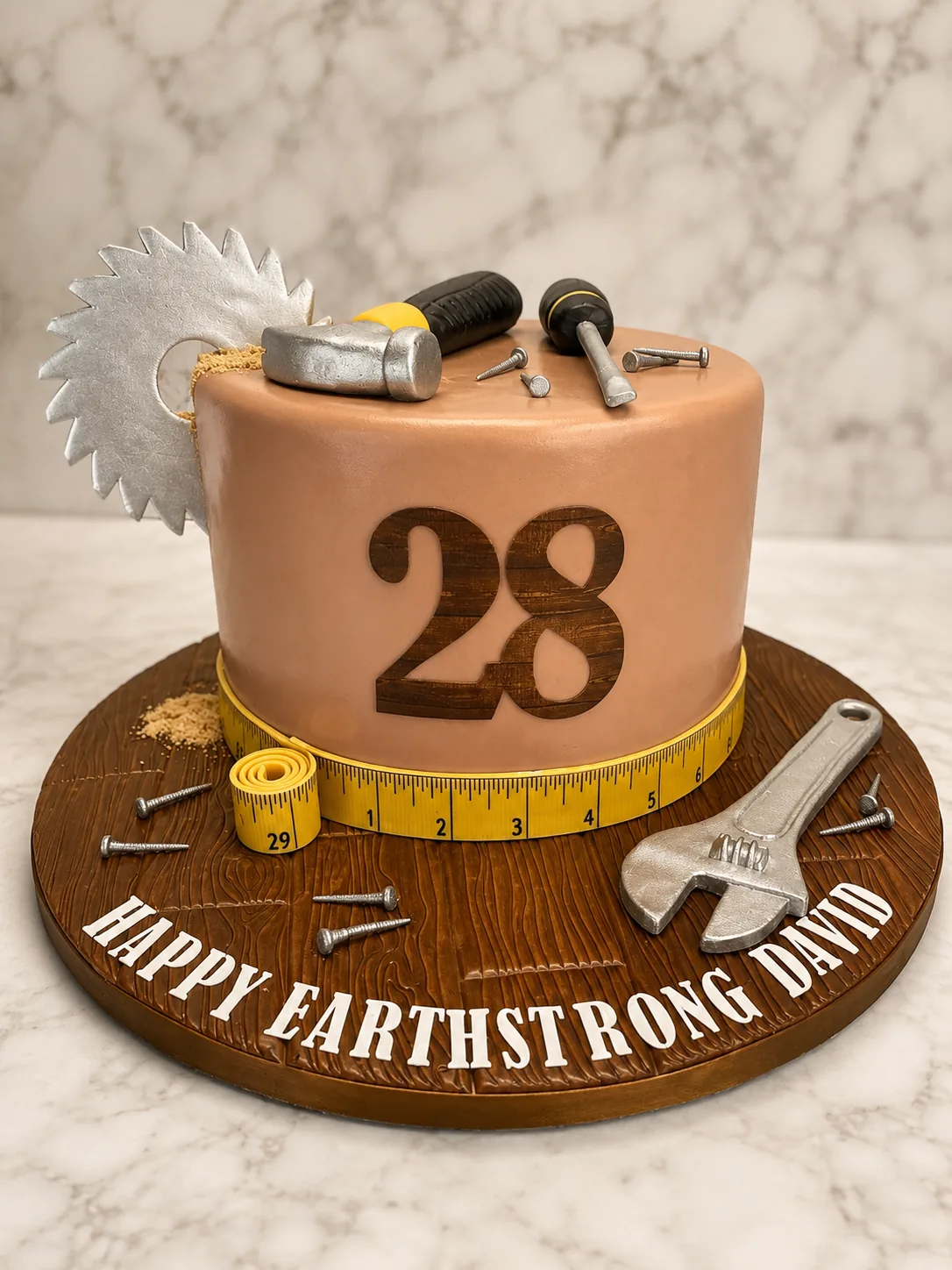 Luxury birthday celebration cake in Jamaica by Sweet Mischief JA, design 12