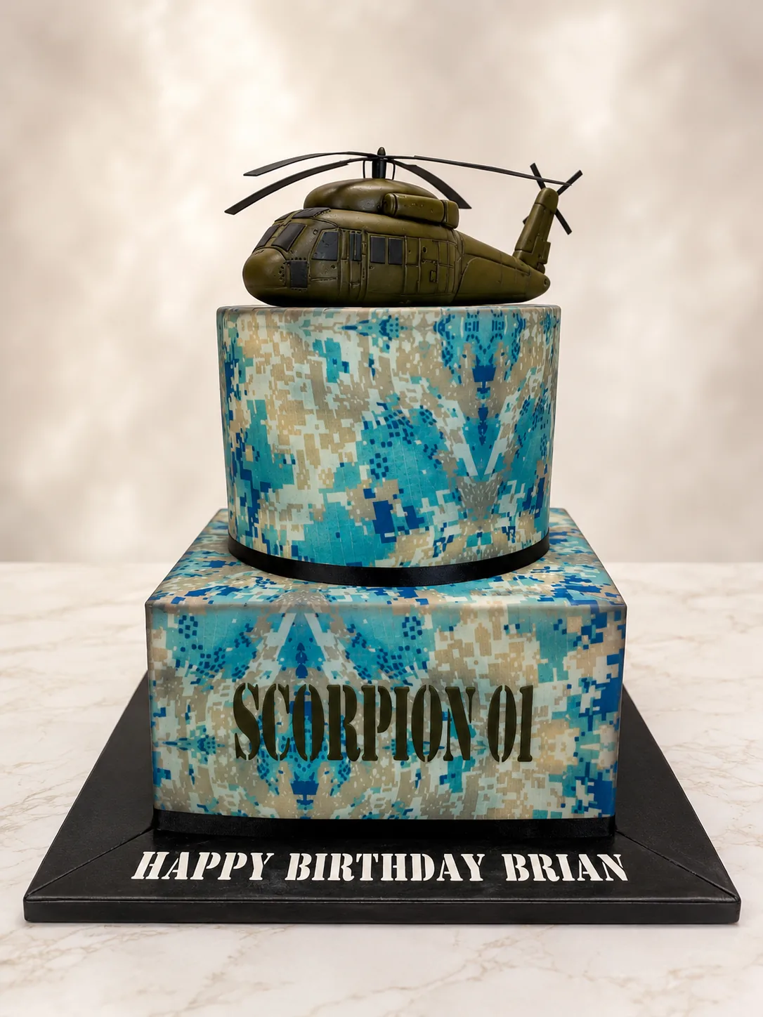 Luxury birthday celebration cake in Jamaica by Sweet Mischief JA, design 13