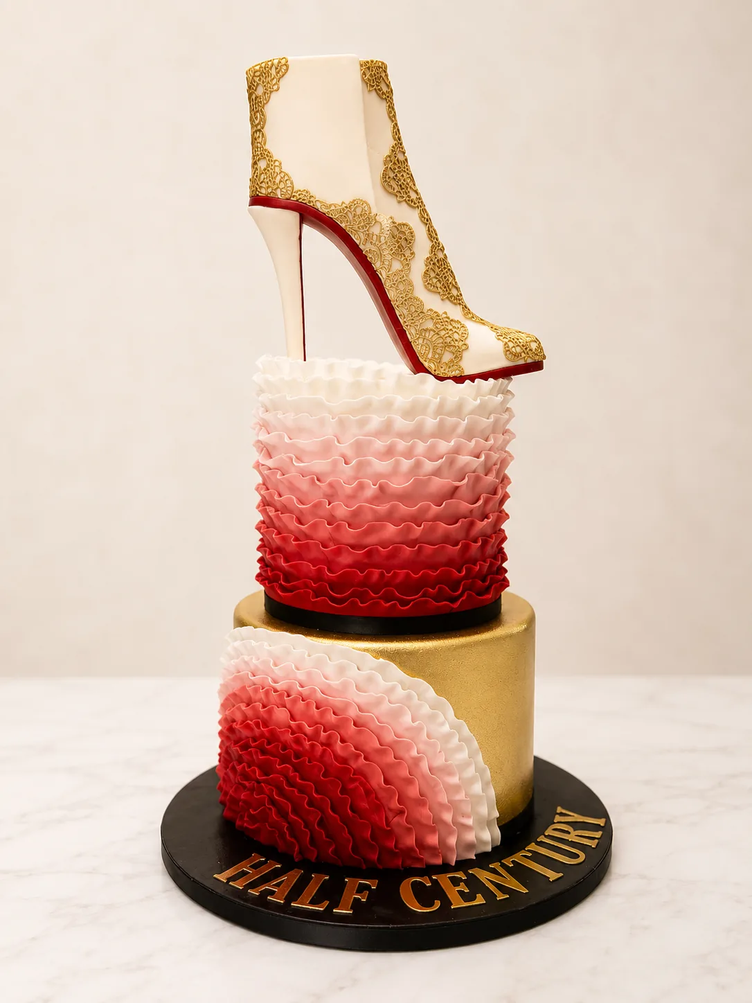 Luxury birthday celebration cake in Jamaica by Sweet Mischief JA, design 15