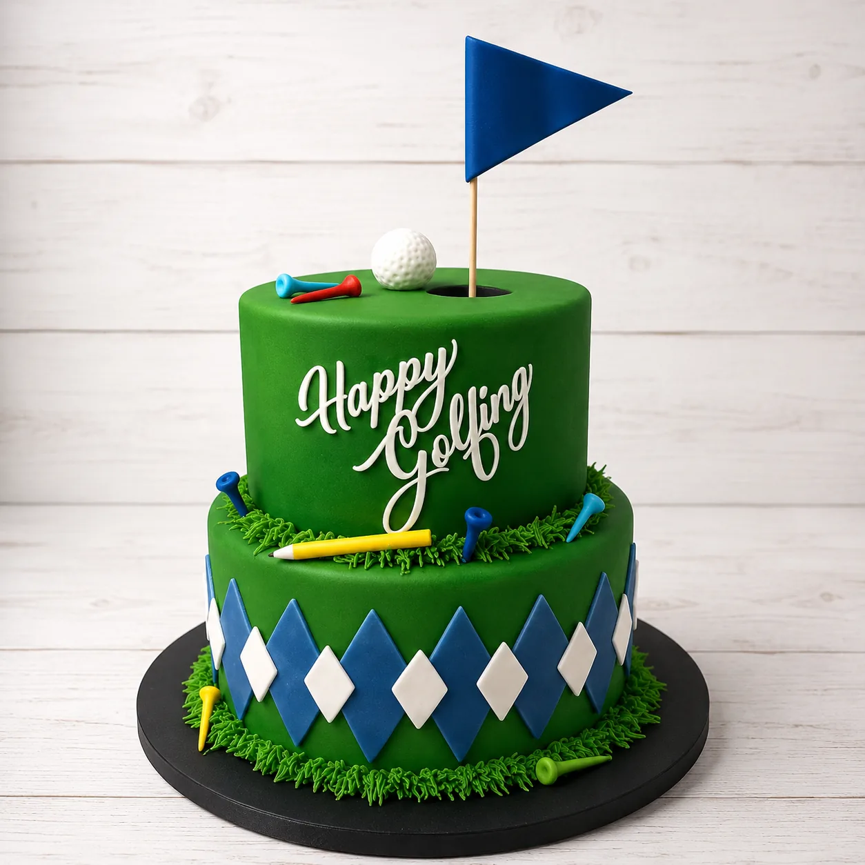 Luxury birthday celebration cake in Jamaica by Sweet Mischief JA, design 22