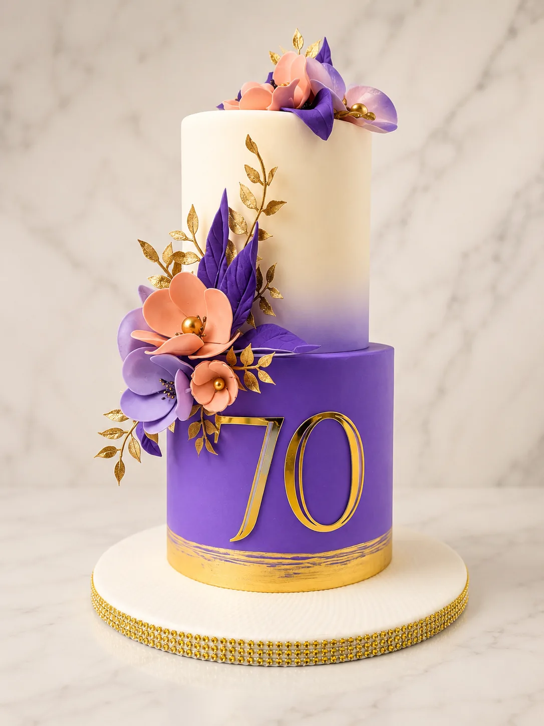 Luxury birthday celebration cake in Jamaica by Sweet Mischief JA, design 25