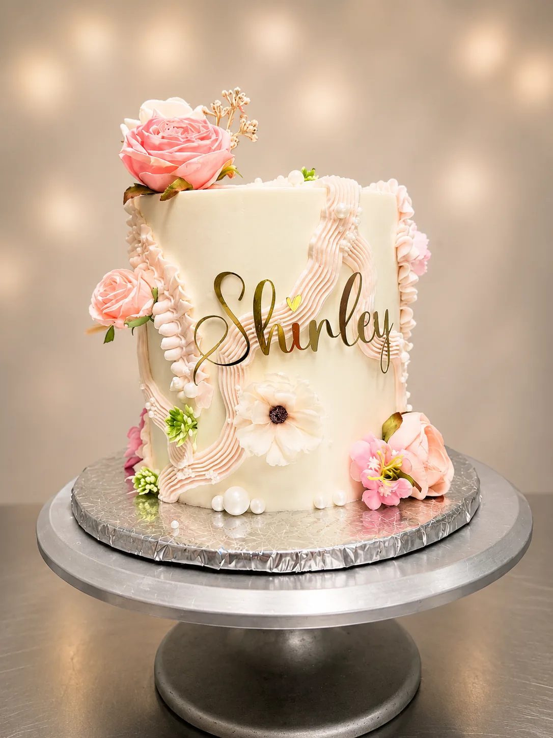 Luxury birthday celebration cake in Jamaica by Sweet Mischief JA, design 32