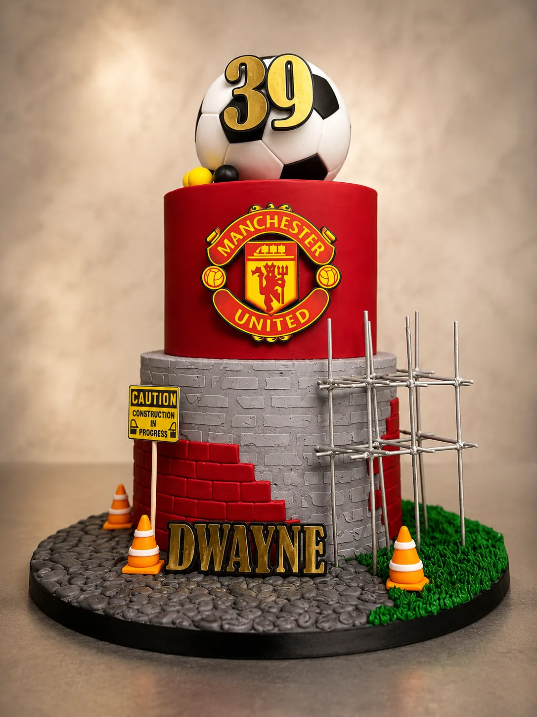 Luxury birthday celebration cake in Jamaica by Sweet Mischief JA, design 33
