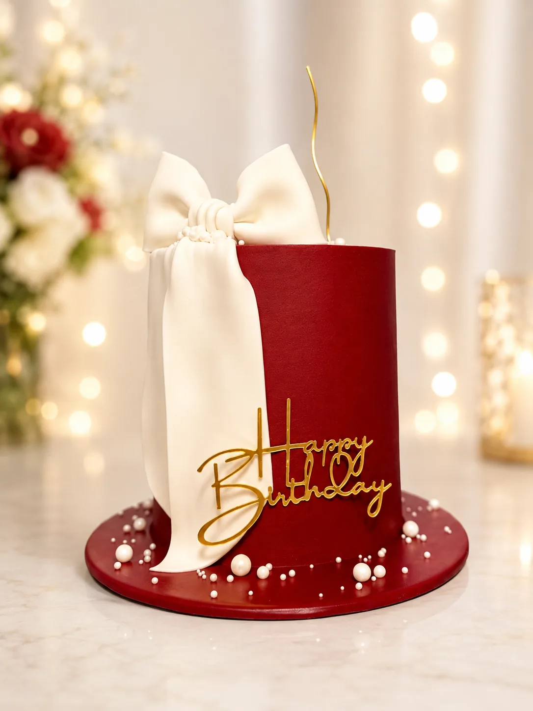 Luxury birthday celebration cake in Jamaica by Sweet Mischief JA, design 35
