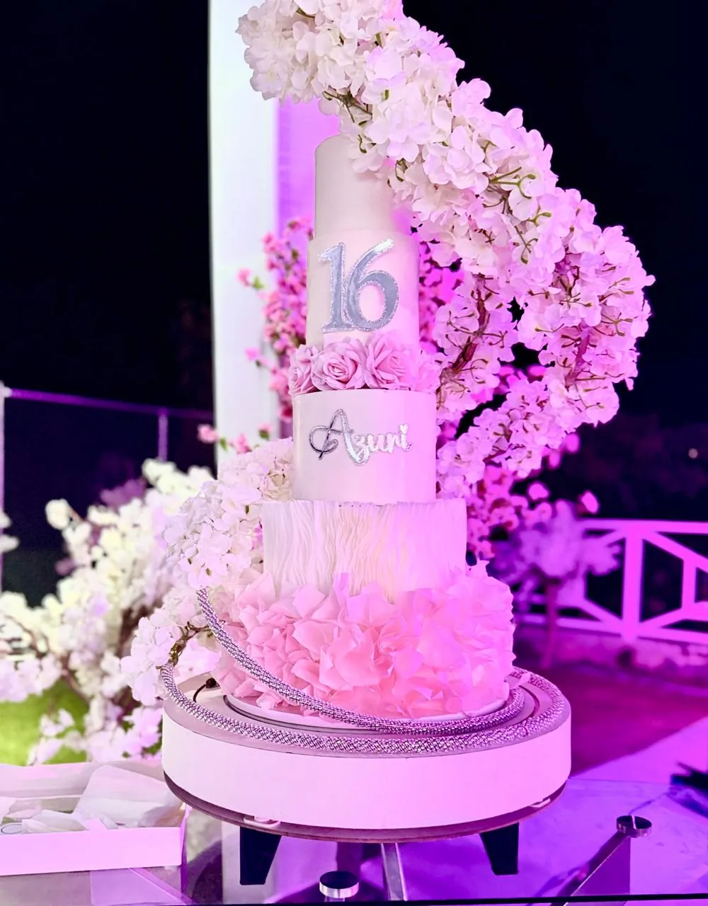 Luxury birthday celebration cake in Jamaica by Sweet Mischief JA, design 38