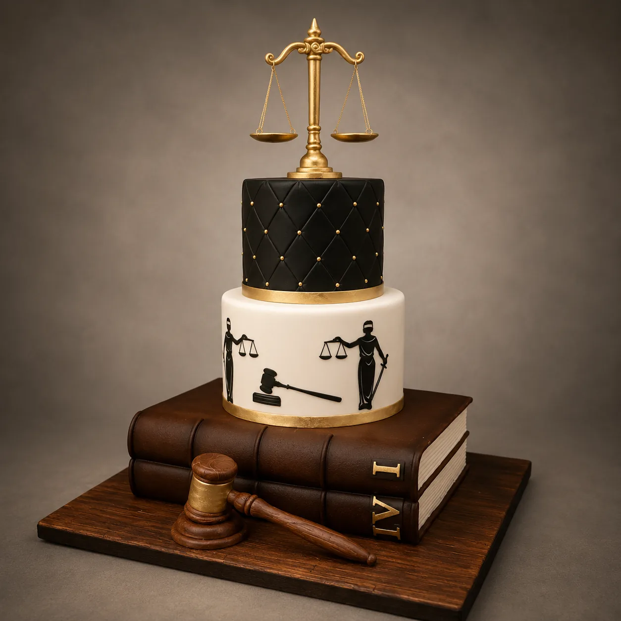 Luxury Wedding Statement Cake — custom wedding cake by Sweet Mischief JA in Kingston, Jamaica