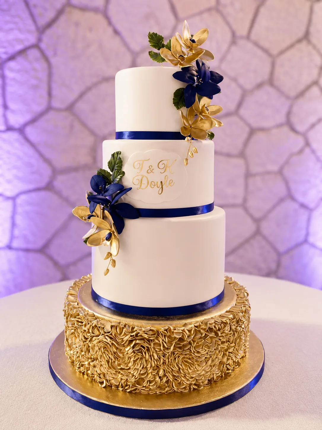 Signature Wedding Cake — custom wedding cake by Sweet Mischief JA in Kingston, Jamaica