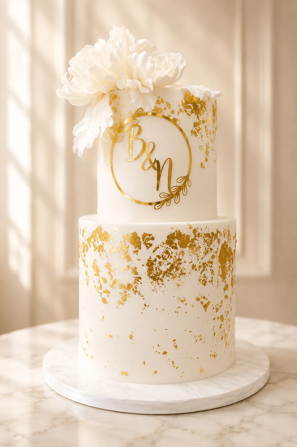 Signature Wedding Cake — custom wedding cake by Sweet Mischief JA in Kingston, Jamaica