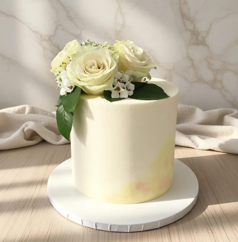 Timeless Tiered Wedding Cake — custom wedding cake by Sweet Mischief JA in Kingston, Jamaica