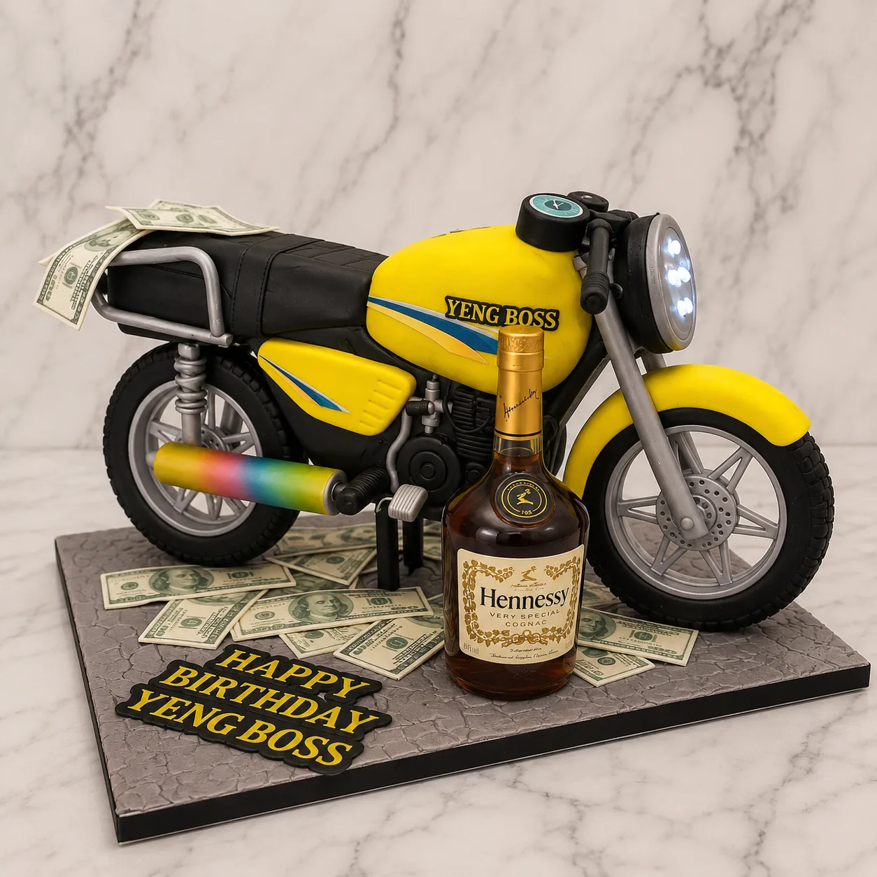 Statement Sculpted Cake — custom sculpted cake by Sweet Mischief JA in Kingston, Jamaica