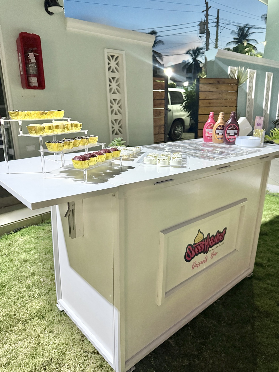 Sweet Mischief dessert cart experience in Jamaica